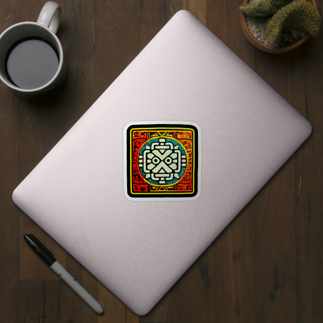 Mayan Art Symbol by Edongski303 Teepublic Merch